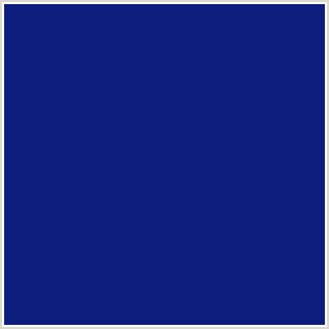 0C1D7D Hex Color Image (ARAPAWA, BLUE, MIDNIGHT BLUE)