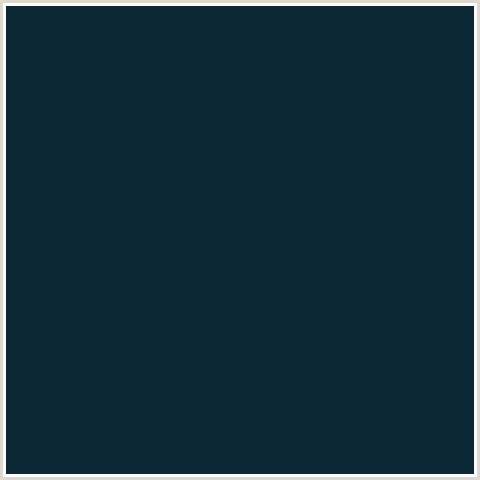 0C2834 Hex Color Image (FIREFLY, LIGHT BLUE)