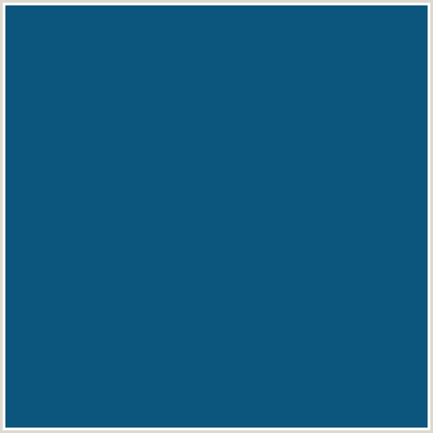 0C567D Hex Color Image (ATOLL, BLUE, MIDNIGHT BLUE)
