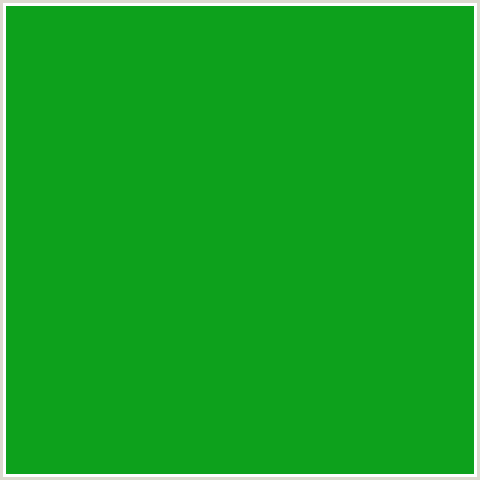 0DA11C Hex Color Image (GREEN, SALEM)