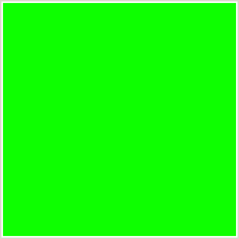 0DFF00 Hex Color Image (GREEN)