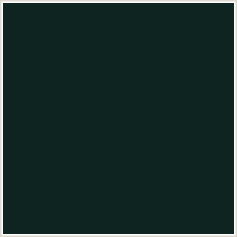 0E2421 Hex Color Image (AZTEC, BLUE GREEN)