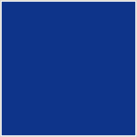 0E348A Hex Color Image (BLUE, TOREA BAY)