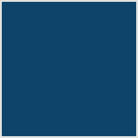 0E4469 Hex Color Image (BLUE, DEEP SEA GREEN, MIDNIGHT BLUE)