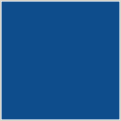 0E4D8C Hex Color Image (BLUE, TORY BLUE)