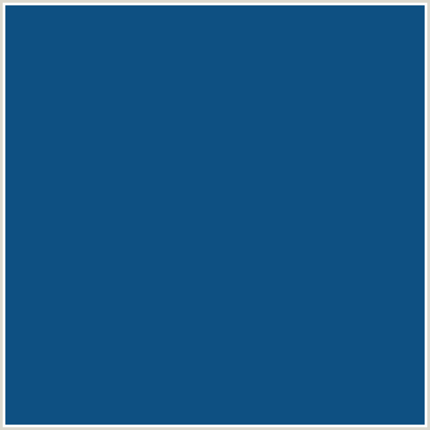 0E5082 Hex Color Image (ATOLL, BLUE)