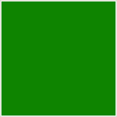 0E8400 Hex Color Image (FOREST GREEN, GREEN, JAPANESE LAUREL)