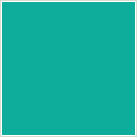 0EAD9B Hex Color Image (BLUE GREEN, NIAGARA)