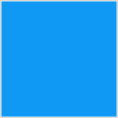 0F99F4 Hex Color Image (BLUE, DODGER BLUE)