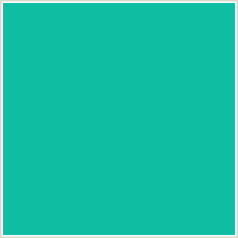 0FBDA3 Hex Color Image (BLUE GREEN, MOUNTAIN MEADOW)