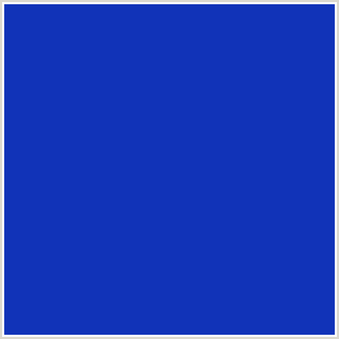 1133B8 Hex Color Image (BLUE, TOREA BAY)