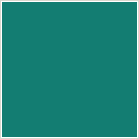 137D72 Hex Color Image (BLUE GREEN, GENOA)