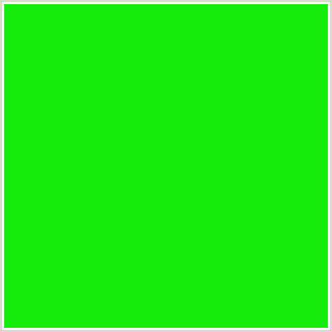 13ED09 Hex Color Image (GREEN)