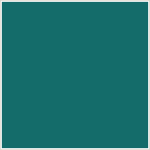 146C6A Hex Color Image (AQUA, GENOA, LIGHT BLUE)