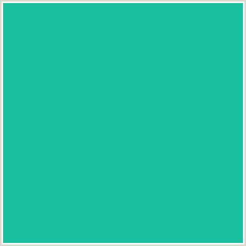 19BF9E Hex Color Image (BLUE GREEN, MOUNTAIN MEADOW)