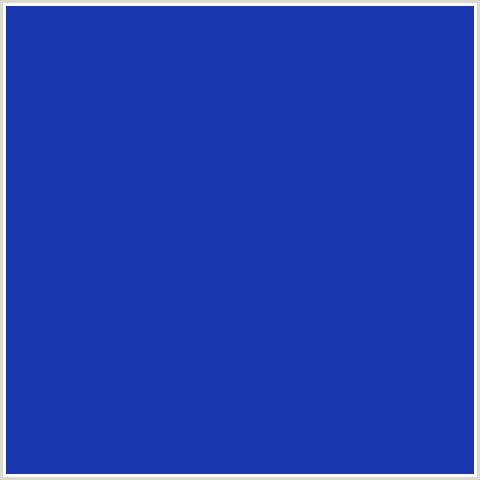 1A38B0 Hex Color Image (BLUE, PERSIAN BLUE)