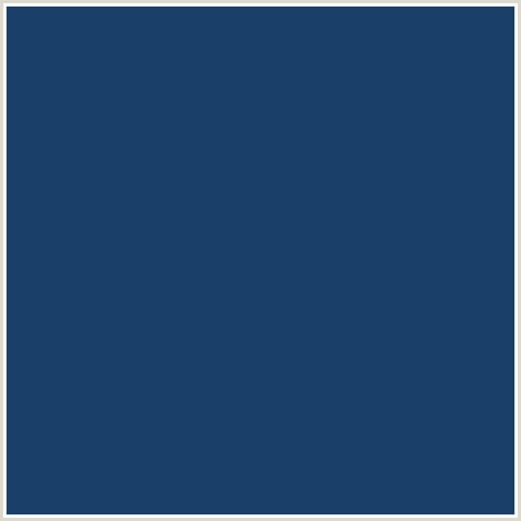 1A4069 Hex Color Image (BISCAY, BLUE, MIDNIGHT BLUE)