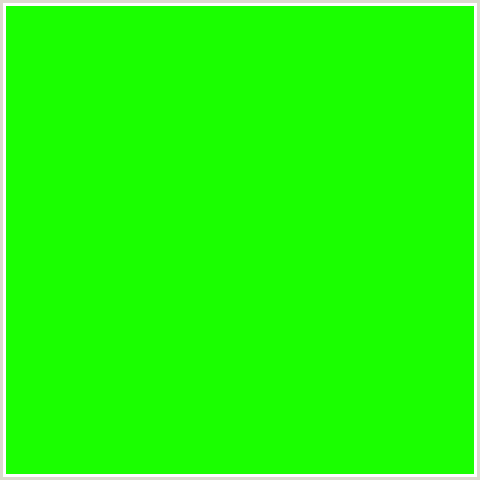 1AFF00 Hex Color Image (GREEN)