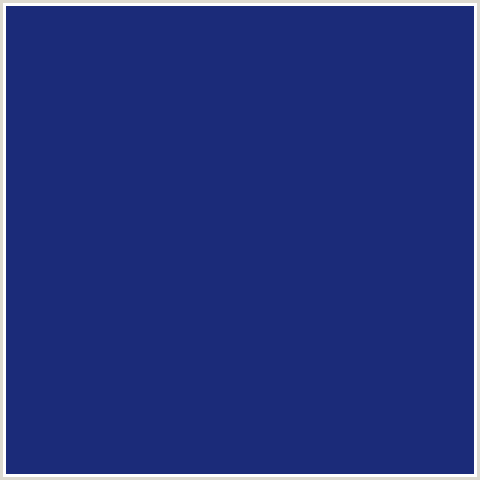 1B2B79 Hex Color Image (BLUE, LUCKY POINT, MIDNIGHT BLUE)