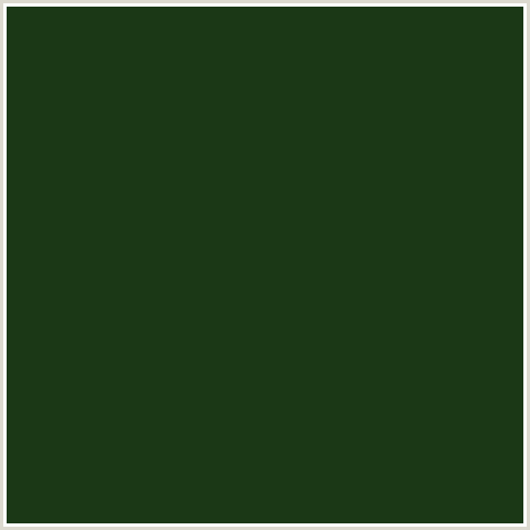 1B3816 Hex Color Image (GREEN, SEAWEED)