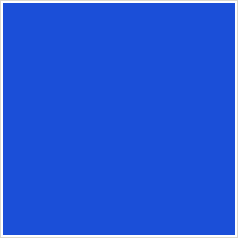 1B4FD8 Hex Color Image (BLUE, DENIM)