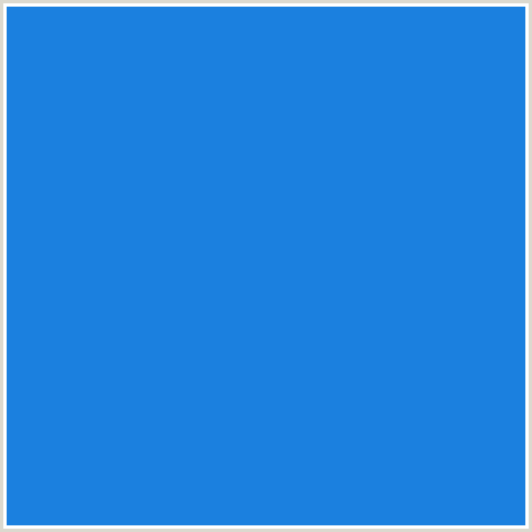 1B80DF Hex Color Image (BLUE, CURIOUS BLUE)