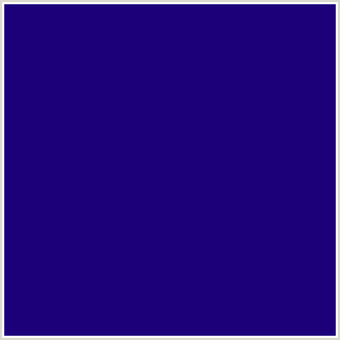 1C007A Hex Color Image (BLUE VIOLET, NAVY BLUE)
