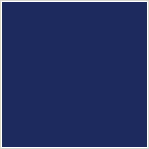 1C2A5C Hex Color Image (BISCAY, BLUE, MIDNIGHT BLUE)