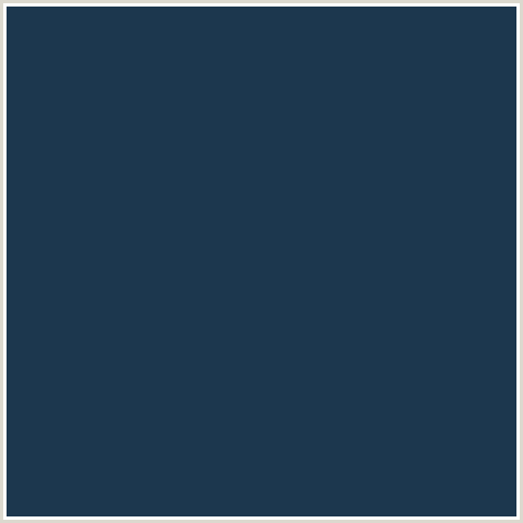 1C374E Hex Color Image (BLUE, MIDNIGHT BLUE, NILE BLUE)