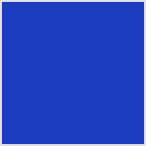 1C3DC0 Hex Color Image (BLUE, PERSIAN BLUE)