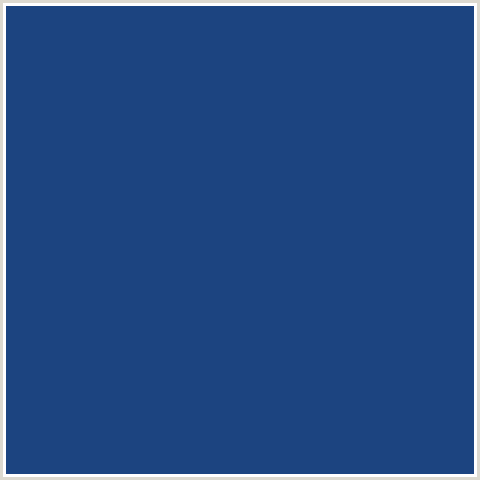 1C4480 Hex Color Image (BLUE, CHATHAMS BLUE)