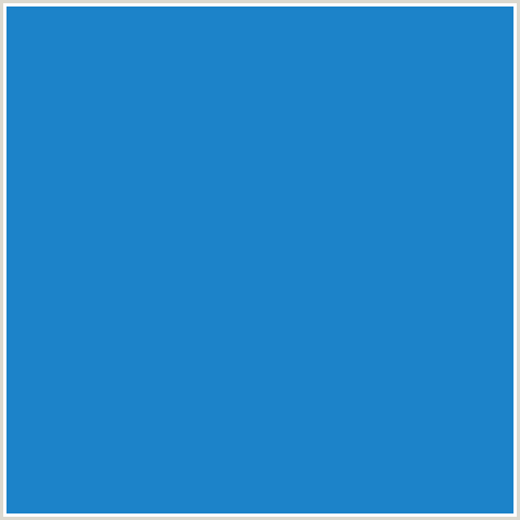 1C83C9 Hex Color Image (BLUE, CURIOUS BLUE)
