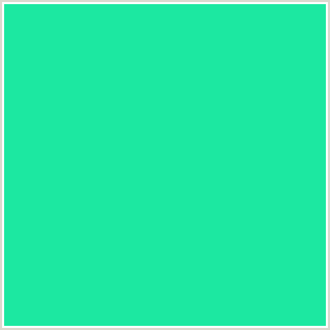 1CE8A1 Hex Color Image (GREEN BLUE, JAVA)