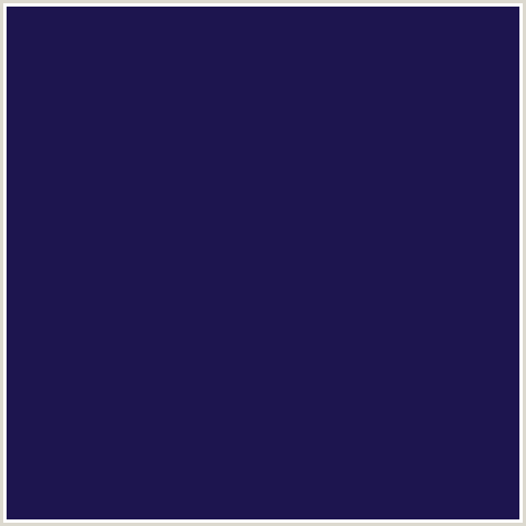 1D154F Hex Color Image (BLUE, BUNTING, MIDNIGHT BLUE)