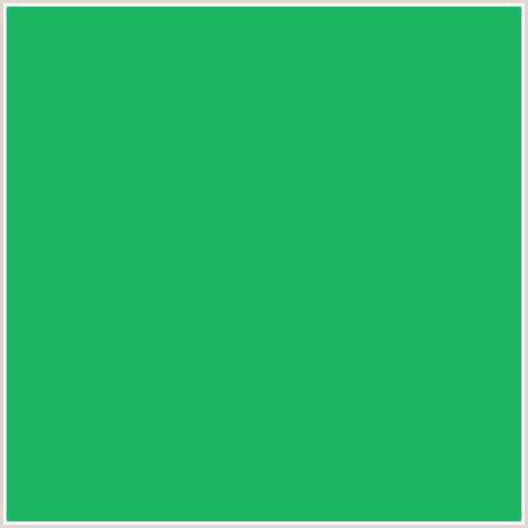 1DB561 Hex Color Image (GREEN BLUE, MOUNTAIN MEADOW)