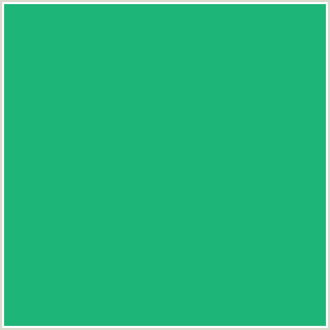 1DB578 Hex Color Image (GREEN BLUE, MOUNTAIN MEADOW)