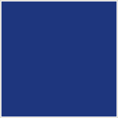 1E367E Hex Color Image (BAY OF MANY, BLUE, MIDNIGHT BLUE)