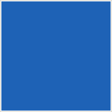 1E62B6 Hex Color Image (BLUE, FUN BLUE)