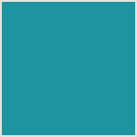 1E94A0 Hex Color Image (EASTERN BLUE, LIGHT BLUE)