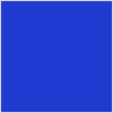 1F3AD1 Hex Color Image (BLUE, PERSIAN BLUE)