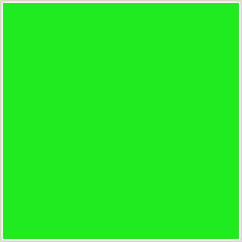 20EB1E Hex Color Image (GREEN, MALACHITE)
