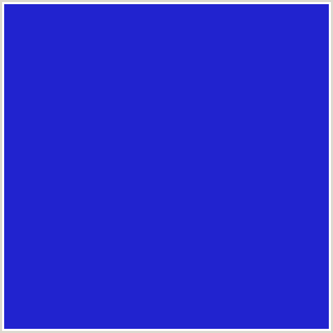 2123CF Hex Color Image (BLUE, PERSIAN BLUE)