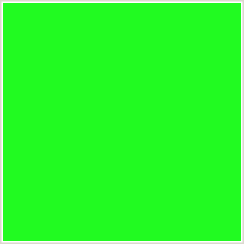 21FB21 Hex Color Image (GREEN)