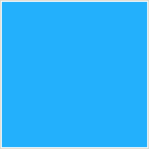 23B0FC Hex Color Image (BLUE, DODGER BLUE)