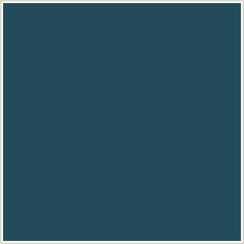 244B5A Hex Color Image (BLUE DIANNE, LIGHT BLUE)