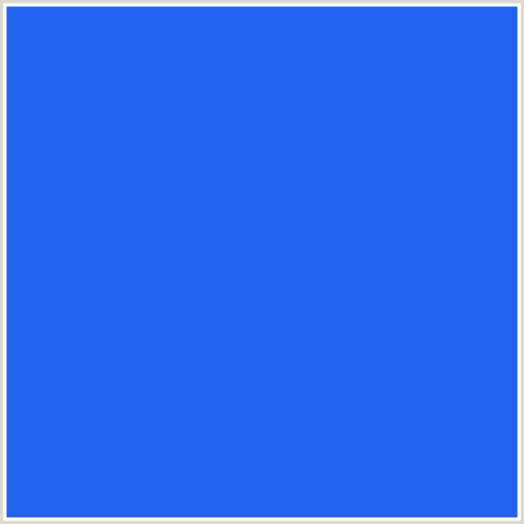 2462F2 Hex Color Image (BLUE, BLUE RIBBON)