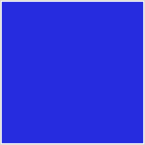 262CDF Hex Color Image (BLUE, PERSIAN BLUE)