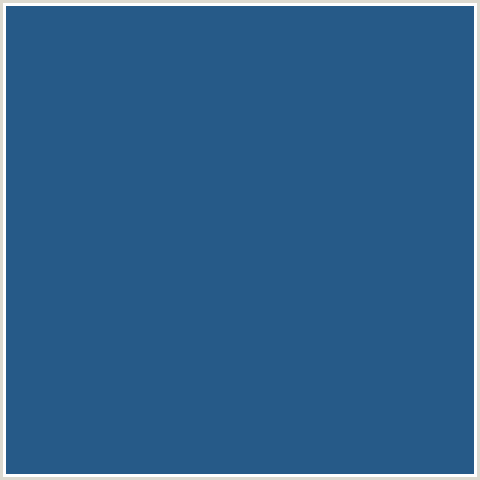 265A88 Hex Color Image (BLUE, ST TROPAZ)