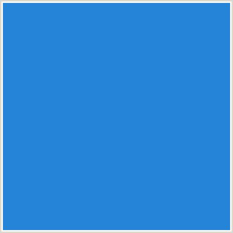 2684D8 Hex Color Image (BLUE, CURIOUS BLUE)