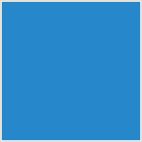 2687CB Hex Color Image (BLUE, CURIOUS BLUE)